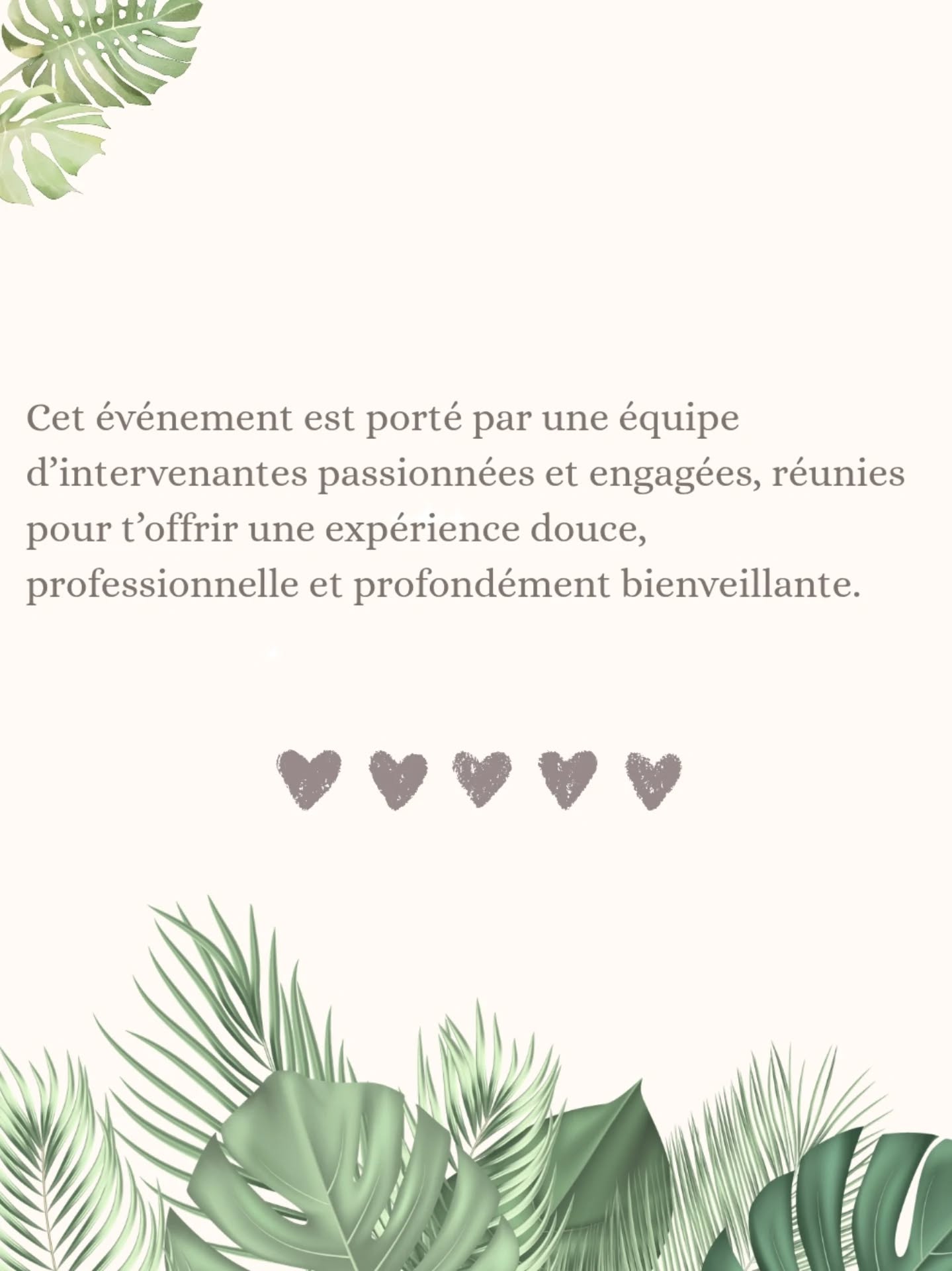 Programmede l'Atelier Bien-Être Femmes du 28 mars 2026